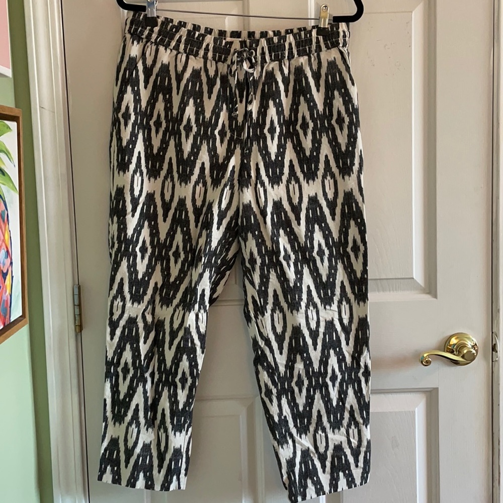 J.Crew printed ankle pants